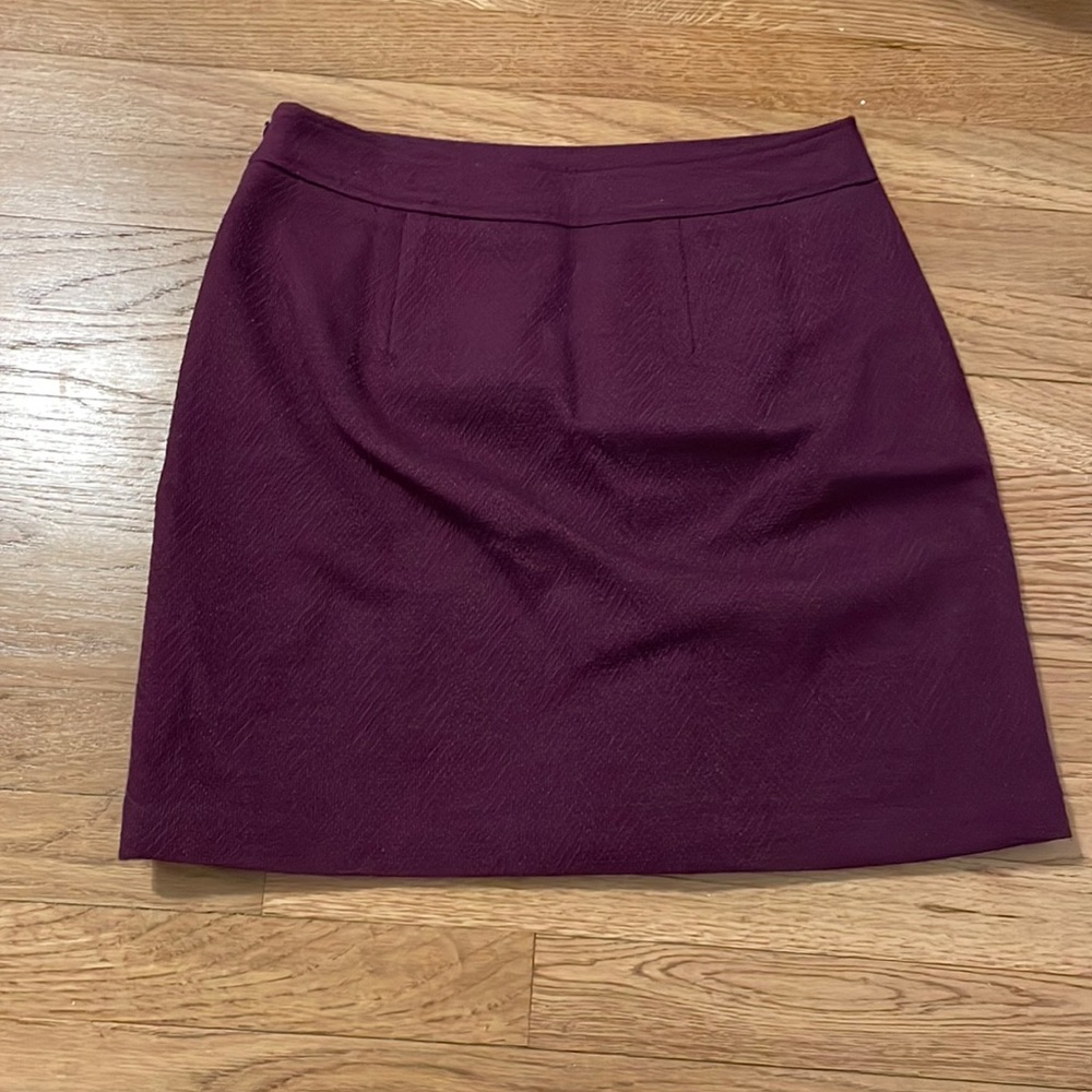 LOFT herringbone shift skirt - Picture 3 of 8